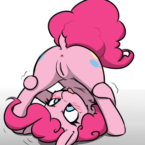 1:1 2016 absurd_res anus ass_up blush butt cutie_mark dock earth_pony equid equine female feral friendship_is_magic genitals hair hands_on_legs hands_on_own_legs hasbro hi_res holding_legs hooves horse mammal motion_lines my_little_pony pink_hair pinkie_pie_(mlp) pony pudgeruffian pussy raised_tail simple_background solo straight_legs tongue tongue_out white_background wide_legged_plow_pose wide_stance // 2400x2400 // 728.3KB