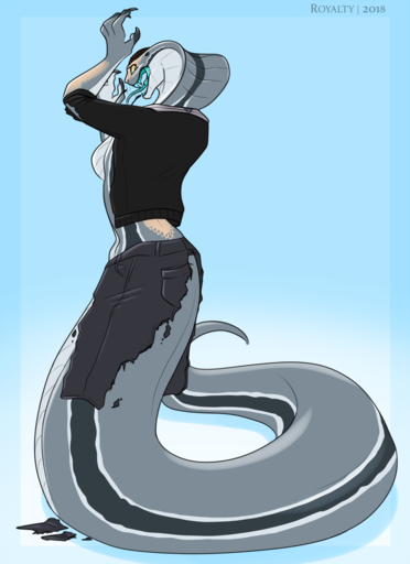 anthro apode blue_tongue breasts clothed clothing draconcopode fangs featureless_breasts female gender_transformation hi_res human legless mammal mtf_transformation naga non-mammal_breasts open_mouth reptile royalty_(artist) scalie serpentine sharp_teeth side_boob six_(onom) snake snake_hood solo species_transformation teeth tongue tongue_out torn_clothing transformation video_games viper_(x-com) x-com // 1161x1600 // 486.3KB