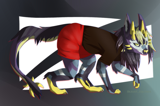 3:2 absurd_res anthro canid canine canis demon dragon hi_res horn iva kavat_equinox kemono mammal wolf // 6000x4000 // 4.5MB