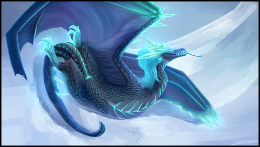 2020 animal_genitalia auroth_the_winter_wyvern black_border blue_body blue_eyes blue_hair border claws cloaca day detailed_background digital_media_(artwork) dota dragon female feral genitals glacierdragoon glowing glowing_body glowing_eyes glowing_genitalia glowing_scales hair hi_res horizontal_cloaca horn long_tongue lying membrane_(anatomy) membranous_wings nude outside scales snow solo teeth tongue video_games wings wyvern // 1978x1122 // 2.4MB