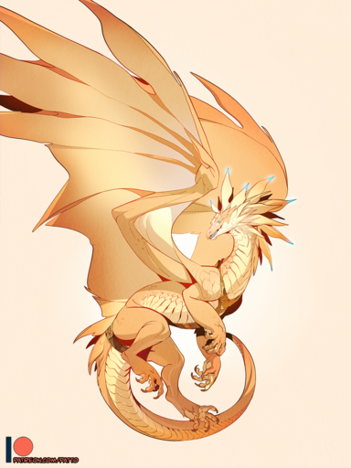 2019 3:4 ambiguous_gender claws digital_media_(artwork) dragon feral hi_res horn membrane_(anatomy) membranous_wings patto scales scalie simple_background solo spines western_dragon wings // 960x1280 // 1.2MB