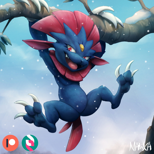 1:1 3_fingers 3_toes ambiguous_gender anthro barefoot claws feet feral finger_claws fingers fur hindpaw looking_at_viewer male mammal nawka nude open_mouth paws pokemon_(species) red_eyes semi-anthro smile soles solo spread_legs spreading toe_claws toes tongue video_games weavile // 1000x1000 // 518.8KB
