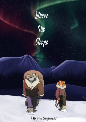 2018 absurd_res anthro aurora_borealis clothed clothing comic cover cover_art cover_page dreamworks duo felid female hi_res kung_fu_panda male mammal master_tigress outside pantherine sabrotiger sky snow snow_leopard star starry_sky tai_lung_(kung_fu_panda) text tiger // 3035x4299 // 8.2MB
