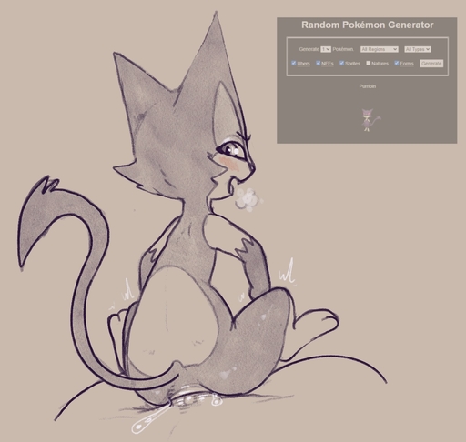 2021 anal anal_juice anal_penetration blush bodily_fluids digital_media_(artwork) digitigrade english_text female feral feral_penetrated grey_background looking_at_viewer male malefemale on_bottom on_top penetration penile penile_penetration penis_in_ass pokemon_(species) purrloin quadruped reverse_cowgirl_position scruffythedeer sex simple_background text video_games // 1219x1157 // 199.1KB