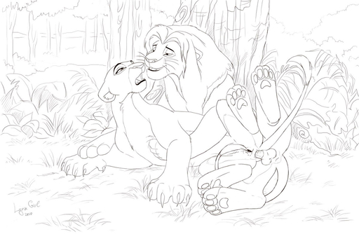 anal canon_couple detailed_background disney duo erection felid female feral feral_on_feral genitals lion male malefemale mammal nala nature nude outside pantherine penis pussy reallynxgirl romantic_couple simba the_lion_king // 1200x806 // 360.2KB