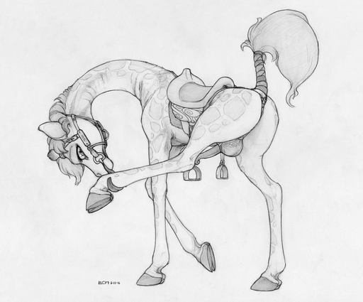 anus balls bridle bulge butt clothing cloven_hooves ecmajor erection feral genitals giraffe giraffid hooves licking long_tongue male mammal monochrome penis petplay ponyplay raised_tail roleplay saddle self_lick solo tail_wraps thong tongue tongue_out underwear wraps // 1359x1128 // 1.3MB
