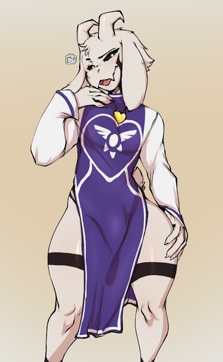 anthro asriel_dreemurr_(god_form) avante92 boss_monster bovid caprine clothed clothing fur gown hand_on_leg hand_on_thigh hi_res jewelry looking_at_viewer male mammal necklace open_mouth pelvic_curtain robe simple_background solo thick_thighs video_games white_body white_fur // 1083x1755 // 124.2KB