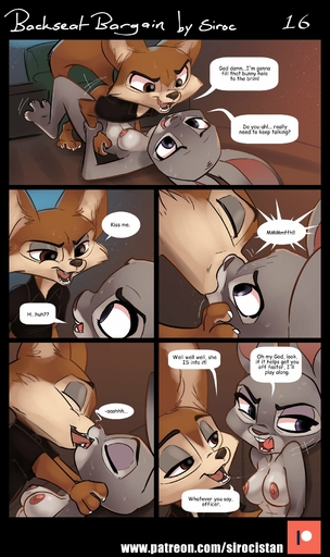 anthro anthro_on_anthro anthro_penetrated anthro_penetrating anthro_penetrating_anthro breasts brown_body brown_fur canid canine clothed clothed_sex clothing comic dialogue duo english_text female female_penetrated fennec finnick fox from_front_position full_orifice fur grey_body grey_fur hi_res judy_hopps kissing lagomorph leporid lying male malefemale male_penetrating male_penetrating_female mammal missionary_position nipples nude on_back penetration penile penile_penetration penis_in_pussy rabbit sex siroc speech_bubble spread_legs spreading table_lotus_position text tsundere url vaginal vaginal_penetration vulpes // 1080x1820 // 281.5KB