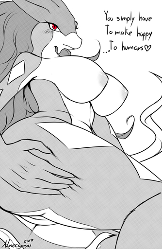 2017 5_fingers <3 anthro anthrofied big_breasts biped breasts butt canid canine dialogue digital_drawing_(artwork) digital_media_(artwork) english_text eyelashes female fingers genitals grey_nipples hair hand_on_leg hand_on_thigh huge_breasts humanoid_hands legendary_pokemon long_hair looking_away low-angle_view lying mammal nipples nnecgrau nude on_side pokemon_(species) pokemorph presenting presenting_hindquarters presenting_pussy pussy red_eyes restricted_palette simple_background small_waist smile snout solo spikes spread_butt spreading suicune tendrils text video_games white_background white_pussy wide_hips // 619x950 // 314.9KB