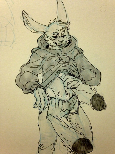 2016 3:4 absurd_res anthro band-aid bandage bottomwear briefs clothed clothing clothing_lift disembodied_hand duo fur graphite_(artwork) grope hi_res hoodie lagomorph leporid male mammal midriff monochrome navel one_eye_closed open_bottomwear open_clothing open_pants pants pencil_(artwork) rabbit resisting shirt shirt_lift sketch solo_focus stoney_(tzarvolver) topwear traditional_media_(artwork) tzarvolver underwear // 1920x2560 // 1.7MB