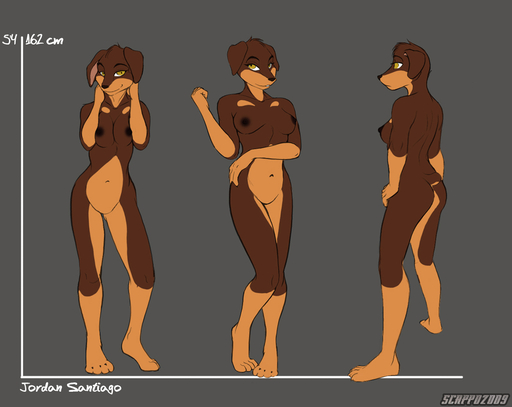 2009 <3 anthro breasts canid canine canis conditional_dnp dobermann domestic_dog featureless_crotch female floppy_ears fur jordan_santiago mammal model_sheet nipples nude pinscher plantigrade pose scappo sketch solo yellow_eyes // 1207x960 // 428.5KB