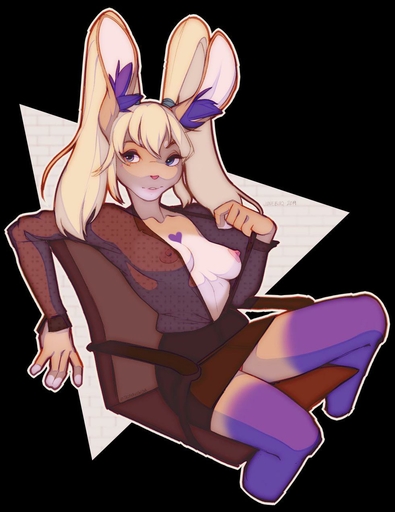 alternate_version_at_source anthro breasts clothing dress female hi_res junebuq lagomorph leporid mammal rabbit solo teasing // 981x1272 // 107.8KB