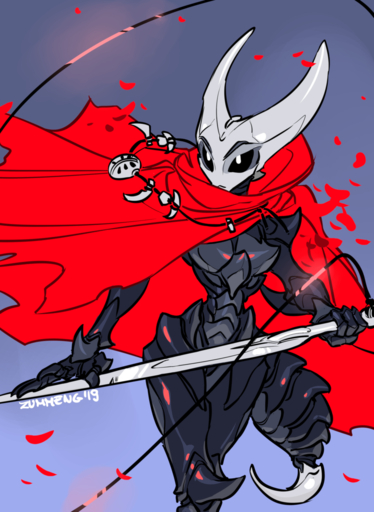 2019 4_fingers ambiguous_gender anthro arthropod arthropod_abdomen clothed clothing digital_media_(artwork) fecharis fingers hi_res hornet_(hollow_knight) insect melee_weapon small_waist solo stinger video_games weapon wide_hips zummeng // 1169x1600 // 832.5KB