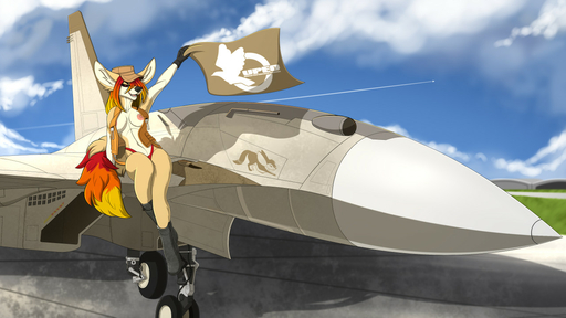 16:9 2020 anthro areola breasts canid canine clothed clothing day detailed_background digital_media_(artwork) female fennec fox hat headgear headwear mammal nipples outside sky smile solo tales_foxdale vulpes widescreen // 1280x720 // 176.9KB