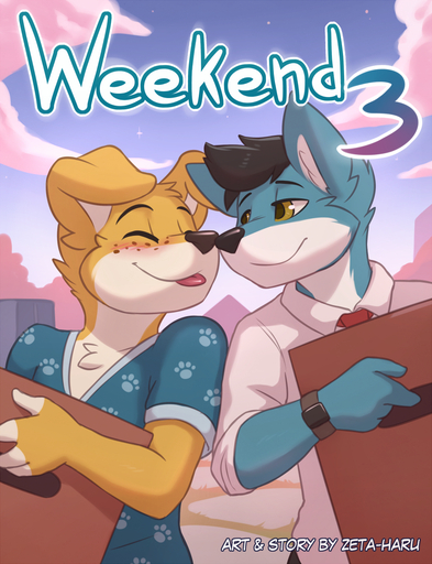 anthro blep box canid canine canis clothing container cover cover_art cover_page daniel_segja domestic_dog duo english_text eyes_closed holding_object joel_mustard male malemale mammal necktie red_necktie romantic romantic_couple text tongue tongue_out zeta-haru // 767x1000 // 678.6KB