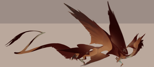 2020 absurd_res ambiguous_gender claws digital_media_(artwork) dragon feathered_dragon feathered_wings feathers feral hi_res kassillea simple_background solo wings // 5000x2175 // 2.0MB
