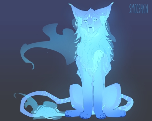 2020 4_toes ambiguous_gender blue_body blue_fur digital_media_(artwork) feet felid feline feral fur mammal paws simple_background sitting smooshkin solo toes // 1280x1019 // 202KB