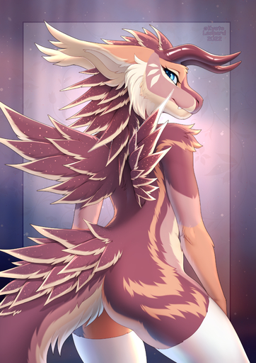 2022 absurd_res anthro blue_eyes brown_body brown_fur clothed clothing digital_media_(artwork) dragon eyebrows eyelashes female fur furred_dragon hi_res horn kyotoleopard looking_at_viewer smile solo // 2507x3541 // 5.5MB