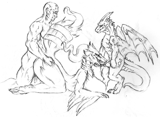 absurd_res aku_(artist) ambiguous_penetration animal_genitalia animal_penis anthro anthro_on_anthro anthro_penetrated anthro_penetrating anthro_penetrating_anthro big_breasts breasts capcom dragon fellatio female female_penetrated genitals group group_sex hexdragon hi_res humanoid humanoid_on_anthro humanoid_penetrating humanoid_penetrating_anthro knot legendary_pokemon male malefemale male_penetrating monochrome nintendo oral oral_penetration penetration penile penis pokemon pokemon_(species) reshiram resident_evil scalie sex simple_background spitroast thick_thighs video_games // 4939x3641 // 3.8MB