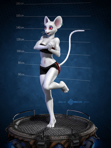 3:4 3d_(artwork) 4_toes albino anthro barefoot biped chart claws clothed clothing digital_media_(artwork) english_text feet female fur happy height_chart hi_res mammal mouse murid murine on_one_leg plantigrade pose red_eyes rodent smile solo standing text toes whiskers white_body white_fur zorryn // 1200x1600 // 209.4KB