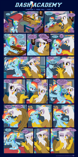 2016 absurd_res avian beak comic dialogue english_text equid equine feathered_wings feathers female friendship_is_magic gilda_(mlp) gryphon hasbro hi_res horse mammal my_little_pony mythological_avian mythology pegasus rainbow_dash_(mlp) sorc text url wings // 1248x2494 // 2.2MB