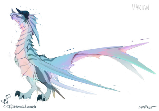 2013 ambiguous_gender blue_body blue_scales claws conditional_dnp dragon feral fin horn scales scalie sefeiren simple_background solo stripes white_background wyvern // 1000x700 // 129KB