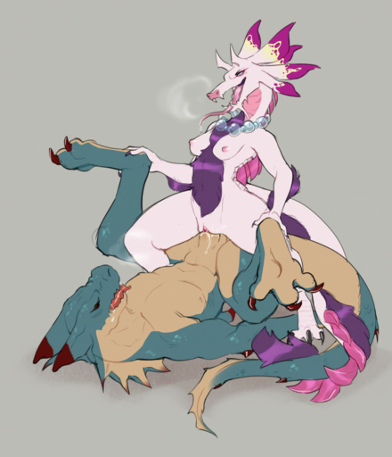 allyson amazon_position anthro anthrofied breasts breath capcom cosmicminerals dragon duo elijah_(lieutenantskittles) erection female female_penetrated genitals hi_res humanoid_genitalia humanoid_penis lagiacrus leviathan_(mh) male malefemale male_penetrating male_penetrating_female mizutsune monster_hunter nipples open_mouth penetration penile penile_penetration penis penis_in_pussy pussy sex tongue tongue_out vaginal vaginal_penetration video_games // 1099x1280 // 840.9KB