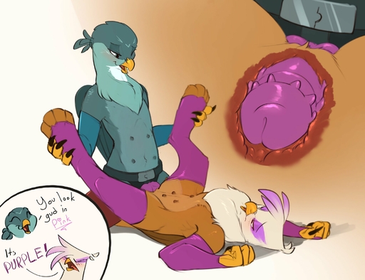 animal_dildo animal_sex_toy anthro anthro_on_anthro anthrofied armwear avian barbed_dildo beak blue_eyes blush breasts clothing dialogue dildo dildo_in_pussy dildo_insertion duo elicitie english_text female femalefemale feral gabby_(mlp) genitals gilda_(mlp) gloves gryphon half-closed_eyes handwear hi_res internal knot knotted_dildo latex_gloves latex_stockings legs_up lying mammal multi_nipple mythological_avian narrowed_eyes neck_tuft nipples nude on_back open_mouth open_smile penetration pussy rubber sex sex_toy sex_toy_in_pussy sex_toy_insertion simple_background smile spread_legs spreading strapon teats text toeless_legwear tuft vaginal vaginal_penetration // 2092x1610 // 235.8KB
