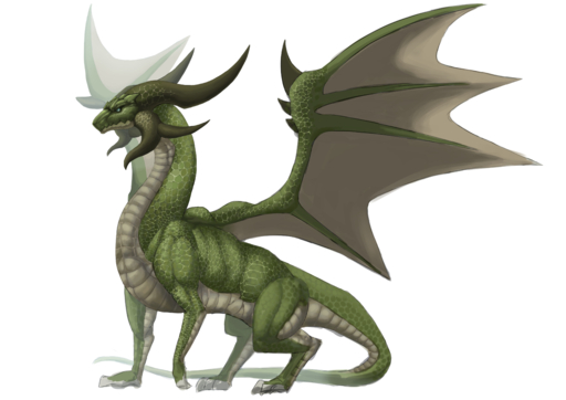 2019 absurd_res ambiguous_gender belly_scales dragon feral green_body green_scales hi_res horn membrane_(anatomy) membranous_wings nagisabus scales scalie simple_background solo white_background wings // 4093x2894 // 4.9MB