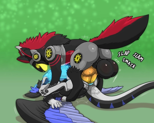 anal anthro duo hi_res hyper luccatoasty machine male malemale protogen soleil_(itstedda) wings yehnie // 1600x1280 // 193.9KB
