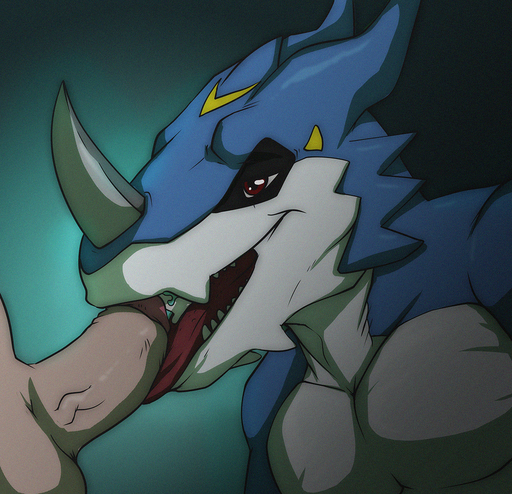 anthro anthro_penetrated balls biped blade blue_body blue_skin bodily_fluids close-up conditional_dnp cum cum_in_mouth cum_inside cum_on_penis cum_on_tongue digimon digimon_(species) digiphilia dragon duo erection exveemon fellatio foreskin genital_fluids genitals half-closed_eyes horn human human_on_anthro human_penetrating human_penetrating_anthro humanoid_genitalia humanoid_penis interspecies licking male malemale male_penetrated male_penetrating male_penetrating_male mammal muscular narrowed_eyes nude open_mouth oral oral_penetration orgasm pecs penetration penile penis penis_lick retracted_foreskin scalie sex sharp_teeth smile solo_focus teeth tojo_the_thief tongue tongue_out uncut vein veiny_penis // 1023x988 // 2.0MB