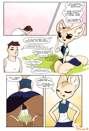 2018 2d_animation aggressive_retsuko animated animated_comic anthro blush bodily_fluids bottomwear camel_toe canid canine clothed clothing comic dialogue digital_media_(artwork) dripping duo emanata english_text eto_ya eyes_closed female female_on_human fennec fenneko fox frame_by_frame genital_fluids hair hi_res human human_on_anthro inner_ear_fluff interspecies male malefemale male_on_anthro mammal open_mouth panties pussy_juice sanrio shirt short_playtime skirt speech_bubble tailwag tank_top text topwear tuft underwear upskirt vulpes wet wet_clothing wet_panties wet_underwear // 1000x1480 // 1.2MB
