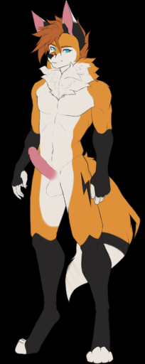 absurd_res alpha_channel anonymous_artist anthro canid canine erection fox genitals hi_res humanoid_genitalia humanoid_penis male mammal midnitefoxtv penis solo // 1219x3058 // 823.1KB