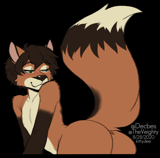 2020 alpha_channel anthro brown_body brown_fur canid canine digital_media_(artwork) duster_(duster) fox fur green_eyes hi_res kittydee male mammal simple_background smile solo transparent_background // 1280x1266 // 464.0KB
