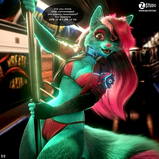 3d_(artwork) animated anthro canid canine claws clothed clothing digital_media_(artwork) female fox fur hair hi_res looking_at_viewer mammal smile solo zorryn // 1200x1200 // 885.1KB