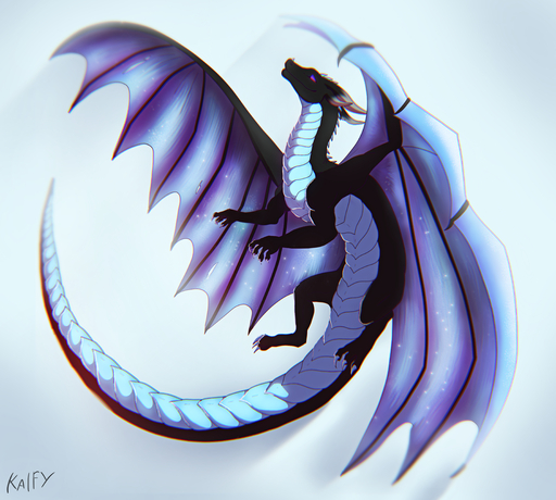2019 absurd_res claws digital_media_(artwork) dragon feral hi_res horn kalfy membrane_(anatomy) membranous_wings scales scalie simple_background solo western_dragon white_background white_body white_scales wings // 4812x4320 // 14.0MB