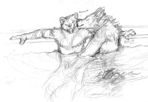 anthro canid canine canis collar coyote duo genitals gulonine handjob hi_res kissing ludicrous_res male malemale mammal marten monochrome mustelid musteline nose_wrinkle nude penile penis prescott sex sketch tuuwa vellum // 2527x1741 // 2.2MB