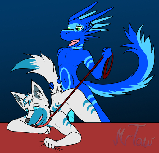 2019 anal anal_penetration anthro anthro_on_anthro anthro_penetrated anthro_penetrating anthro_penetrating_anthro bent_over big_butt bioluminescence blue_body blue_fur butt canid canine canis collar digital_drawing_(artwork) digital_media_(artwork) domestic_dog domination dragon duo erection fairy_dragon fluffy fluffy_tail frozen_the_husky fur genitals girly glowing glowing_genitalia glowing_penis hair husky leash leash_pull looking_back looking_pleasured male malemale male_domination male_penetrated male_penetrating male_penetrating_male mammal master mrtaw nordic_sled_dog nude open_mouth penetration penis scalie sex short_hair simple_background smile spitz standing submissive submissive_male tail_grab tekko thick_thighs white_body white_fur wide_hips // 890x858 // 442.4KB