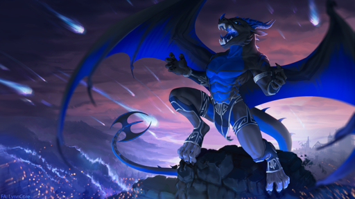 16:9 2019 4_toes anthro blue_eyes blue_tongue bottomwear clothed clothing detailed_background digitigrade dragon feet loincloth lynncore male membrane_(anatomy) membranous_wings open_mouth rock scalie solo teeth toes tongue topless western_dragon widescreen wings zarizav // 1280x720 // 1.2MB