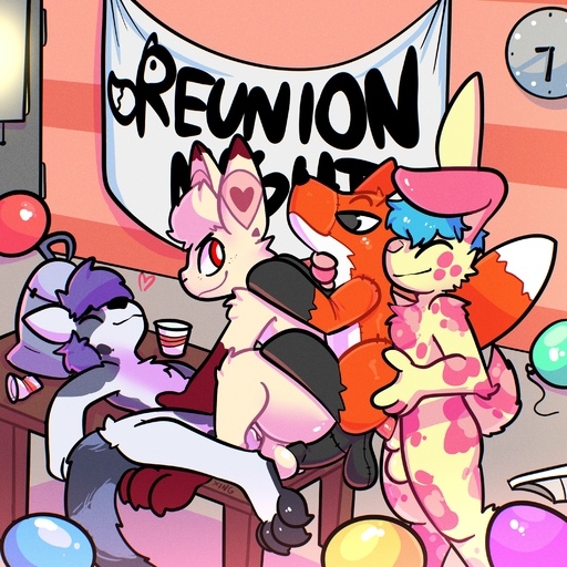 3_toes 4_toes <3 absurd_res anal anal_penetration animal_genitalia animate_inanimate anthro anthro_on_anthro anthro_penetrated anthro_penetrating anthro_penetrating_anthro anus balloon balls bedroom_eyes brown_body brown_fur butt butt_grab canid canine cheek_tuft chest_tuft domestic_cat erection eyes_closed facial_tuft feet felid feline felis foursome fox from_behind_position from_front_position fur genitals grey_body grey_fur group group_sex half-closed_eyes hand_on_butt heart_(marking) hi_res hot_dogging humanoid_genitalia humanoid_penis inflatable knee_tuft lagomorph leg_tuft leporid living_inflatable looking_back lying lying_on_table male malemale male_penetrated male_penetrating male_penetrating_male mammal missionary_position narrowed_eyes nude on_back orgy penetration penis pool_toy rabbit scales seductive sex sheath shoulder_tuft smile smirk smug smug_face spots spotted_body spotted_scales spread_legs spreading standing standing_doggystyle standing_sex tan_body tan_fur the_xing1 toes tuft white_body white_fur // 3000x3000 // 1.8MB