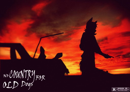canid canine canis car_trunk country death domestic_dog gun hi_res killing male mammal noir old ranged_weapon saintversa shadow shotgun solo sunset weapon what // 1980x1408 // 5.0MB
