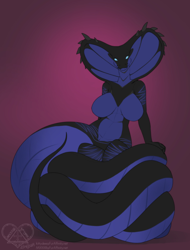 anthro apode breasts draconcopode featureless_breasts female genitals hi_res kittydee legless naga non-mammal_breasts nude pussy reptile scalie serpentine simple_background smile snake solo // 973x1280 // 344.6KB