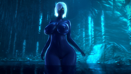 16:9 3d_(artwork) animated areola big_breasts blue_body blue_skin breasts digital_media_(artwork) elf female hair hi_res high_framerate humanoid humanoid_pointy_ears looking_at_viewer nipples noname55 not_furry nude queen_nualia short_playtime sound thick_thighs webm white_hair wide_hips widescreen yellow_eyes // 1920x1080, 12s // 12.1MB