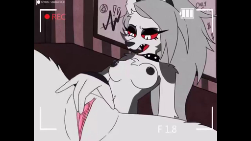 16:9 2021 2d_animation animated anthro areola black_body black_fur breasts camera_view canid canid_demon collar demon female fingering fingering_self flirtyfawn696 frame_by_frame fur genitals grey_hair hair hellhound loona_(helluva_boss) loquillo66 mammal masturbation moan multicolored_body multicolored_fur nipples open_mouth pussy recording red_sclera short_playtime solo sound sound_warning teeth tongue vaginal vaginal_fingering vaginal_masturbation webm white_body white_eyes white_fur widescreen // 1280x720, 8.3s // 16.2MB