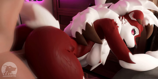 2:1 3d_(artwork) 3d_animation animated anthro anthro_penetrated breasts butt canid canine canis digital_media_(artwork) doggystyle duo female from_behind_position furromantic genitals human human_on_anthro human_penetrating human_penetrating_anthro interspecies lycanroc lynelle_(furromantic) male malefemale mammal midnight_lycanroc nipples nude penetration penis pokemon_(species) pussy red_body sex short_playtime vaginal video_games webm widescreen // 1440x720, 10s // 7.5MB