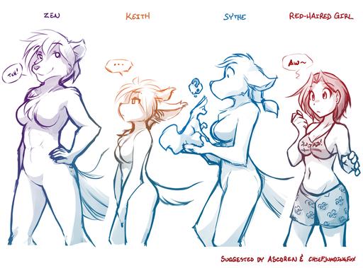 2017 ? anthro basitin boxers_(clothing) bra breast_size_difference breasts bust_chart canid canine canis chart chest_tuft clothed clothing conditional_dnp confusion crossgender database_error_(twokinds) english_text featureless_breasts featureless_crotch female feral gender_transformation group hair human keidran keith_keiser larger_female lineup looking_at_viewer mammal midriff mrs._nibbly mtf_crossgender nude ponytail restricted_palette rodent sciurid side_view simple_background size_difference sketch skimpy smaller_female smile sound_effects sythe_(twokinds) text tom_fischbach transformation tree_squirrel tuft twokinds underwear webcomic webcomic_character white_background wolf zen_(twokinds) // 1400x1037 // 691.7KB