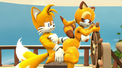 2022 2_tails 3d_(artwork) 3d_animation 5_fingers animated ankle_grab anthro anthro_on_anthro anthro_penetrated anthro_penetrating anthro_penetrating_anthro aryentai balls big_balls big_penis black_nose black_pupils blue_eyes bodily_fluids bouncing_breasts bouncing_butt breasts brown_body brown_fur butt butt_grab canid canine clitoris close-up clothing cum cum_from_pussy cum_in_pussy cum_inside cum_on_penis digital_media_(artwork) duo erection female female_penetrated fingers fox fur genital_fluids genitals gloves gloves_only grin hand_on_butt handwear handwear_only humanoid_hands interspecies leg_grab looking_back looking_down male malefemale male_penetrating male_penetrating_female mammal marine_the_raccoon medium_breasts miles_prower mostly_nude multi_tail multiple_angles nipples no_sound nude orange_balls orange_body orange_fur orange_penis orgasm outside penetration penis procyonid pupils pussy raccoon red_nipples red_pussy ship short_playtime smile tan_body tan_fur tan_inner_ear vaginal vaginal_penetration vehicle watercraft webm white_body white_clothing white_fur white_gloves white_handwear yellow_body yellow_fur // 1280x720, 25.2s // 11.1MB