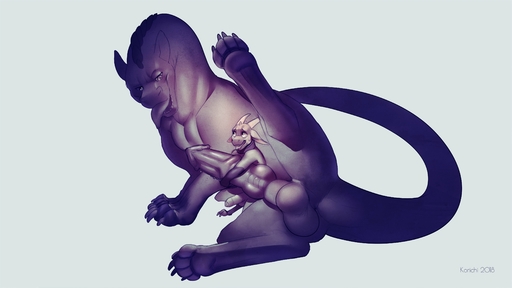 16:9 2018 4_toes absurd_res anthro anthro_on_feral balls bestiality big_penis bodily_fluids bodyjob claws dragon duo erection eye_contact feet feral foreskin genitals half-closed_eyes handjob hi_res hindpaw horn humanoid_genitalia humanoid_penis knot kobold korichi larger_feral larger_male looking_at_another luminblaze_(luminblaze) lying male malemale medial_ring narrowed_eyes on_side one_leg_up open_mouth pawpads paws penile penis raised_leg scalie sex simple_background size_difference smaller_anthro smaller_male spread_legs spreading sweat sweatdrop toes tongue tongue_out two-handed_handjob uncut white_background widescreen // 4096x2304 // 393.8KB