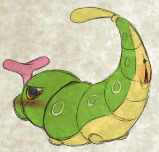 anus arthropod butt caterpie female feral genitals insect low_res nintendo pokemon pokemon_(species) presenting presenting_hindquarters presenting_pussy pussy python13rp simple_background solo video_games white_background yaroul // 446x429 // 193.1KB