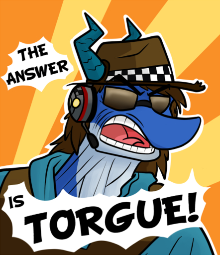 2018 anthro blue_body borderlands brown_hair captainzepto clothed clothing digital_media_(artwork) dragon english_text eyewear hair hat headgear headphones headset headwear horn lol_comments male mister_torgue_flexington navarchus_zepto open_mouth outline reaction_image simple_background solo sunglasses text tongue video_games yelling // 484x561 // 169.0KB